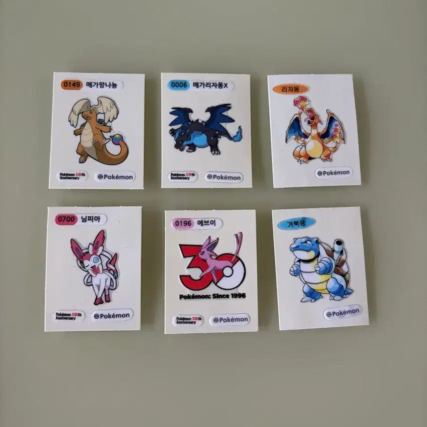 [BUNJANG] Pokemon 30th Anniversary Special Edition Sealed Sticker Set / 포켓몬 띠부씰 30주년, 초판 판매합니다