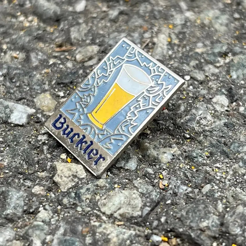 [BUNJANG] BUCKLER Beer French Vintage Badge Pin Brooch / BUCKLER 버클러 맥주 프랑스뱃지 빈티지뱃지 A171