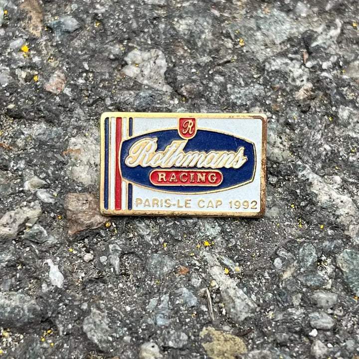 [BUNJANG] Rothmans Racing 1992 Paris - Le Cap Vintage Metal Badge / ROTHMANS 로스만 레이싱 1992 프랑스뱃지 빈티지뱃지 A172
