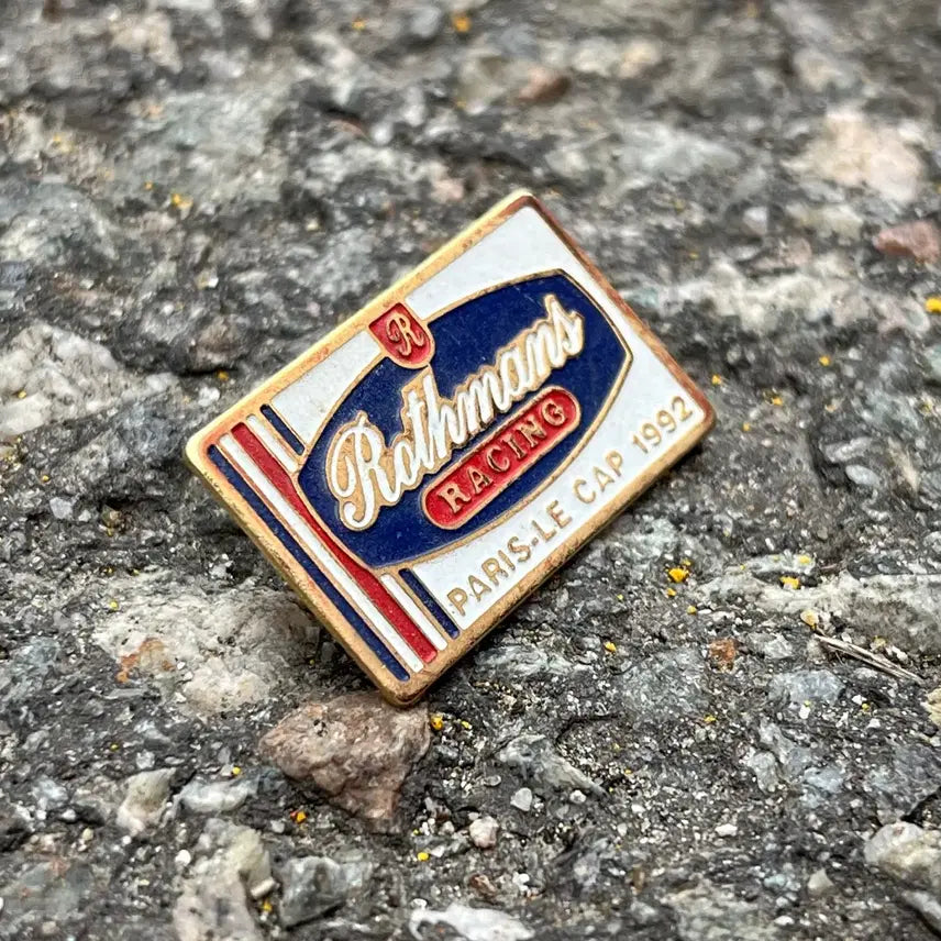 [BUNJANG] Rothmans Racing 1992 Paris - Le Cap Vintage Metal Badge / ROTHMANS 로스만 레이싱 1992 프랑스뱃지 빈티지뱃지 A172