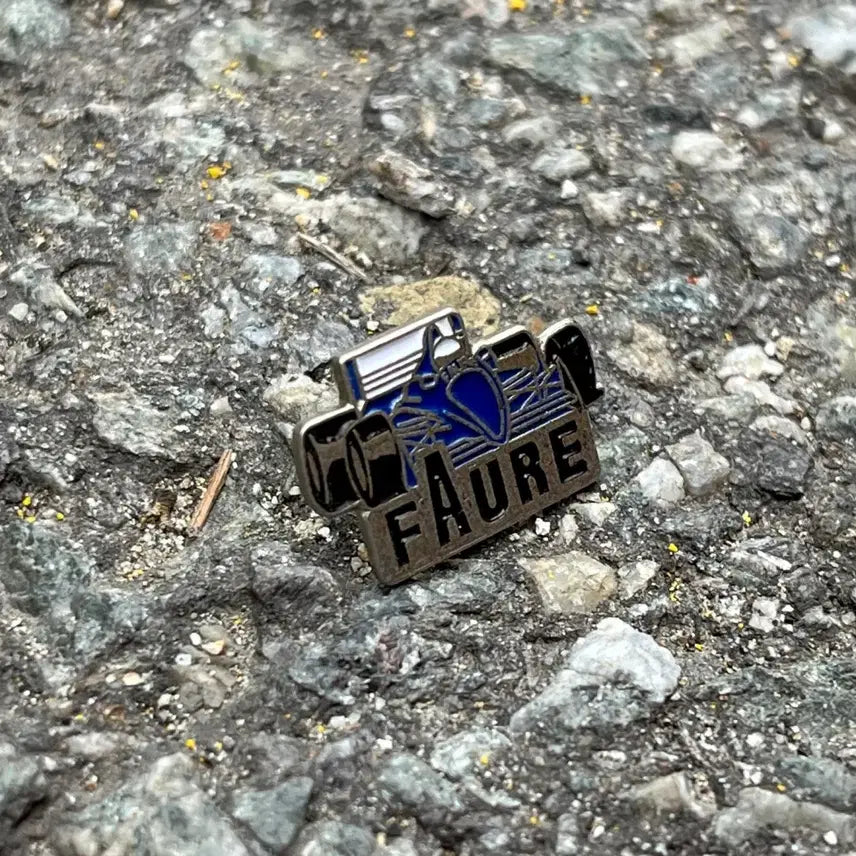 [BUNJANG] FAURE France Racing Car Vintage Badge Pin Brooch / FAURE 포레 레이싱카 프랑스 빈티지뱃지 핀브로치 A175