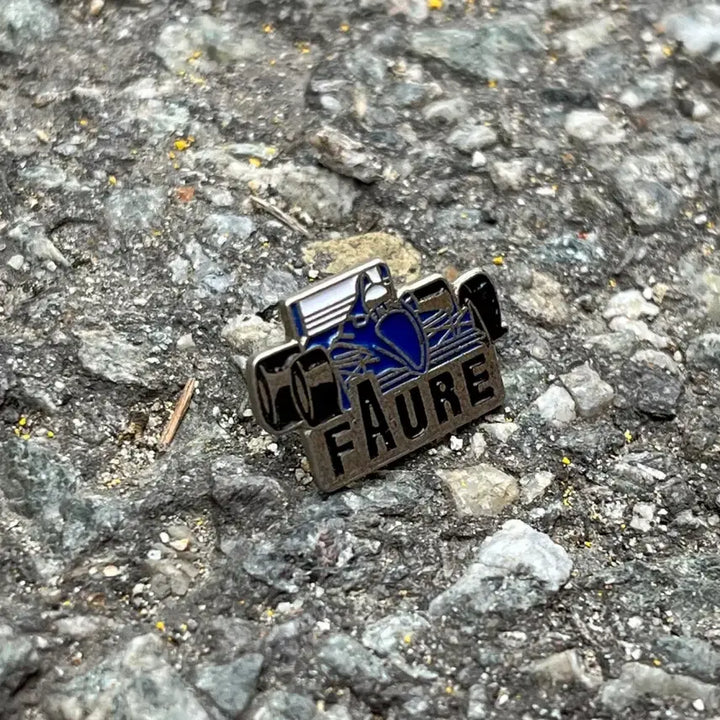 [BUNJANG] FAURE France Racing Car Vintage Badge Pin Brooch / FAURE 포레 레이싱카 프랑스 빈티지뱃지 핀브로치 A175