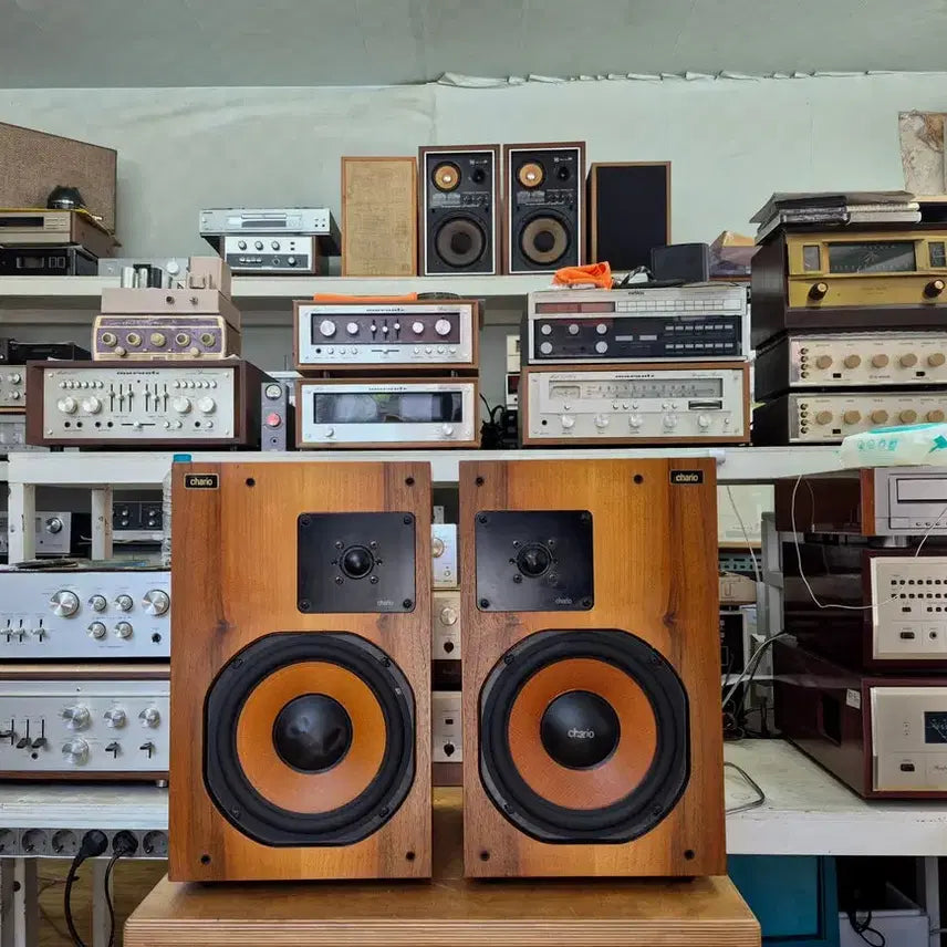 [BUNJANG] Chario Hiper 2 KM2 Bookshelf Type Speakers / 차리오 HIPER 2 KM2 북셀프 타입 스피커
