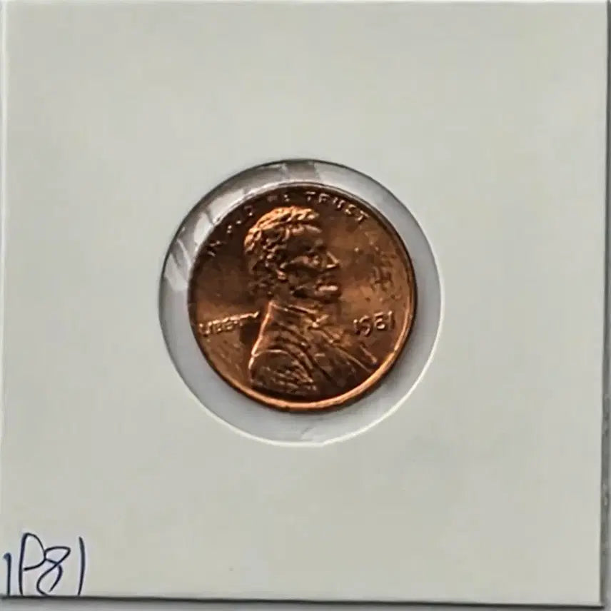 [BUNJANG] 1981 Lincoln Penny (Uncirculated, Philadelphia Mint) / 링컨 1센트 1981년도 미사용 필라델피아 페니