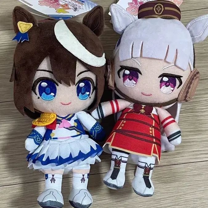 [BUNJANG] Uma Musume Gold Ship, Tokai Teio Chibi Plush Bundle Set / 우마무스메 골드쉽, 토카이테이오 chibi 인형 일괄