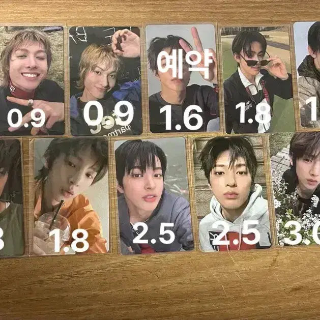 [BUNJANG] WEi Yo Han Joo Hoon Seoghyeon Geonho Lucky Draw Photocard Green Green Everline / 코르티스 주훈 성현 건호 럭드 위버스 포카 양도 그린그린 에버라인