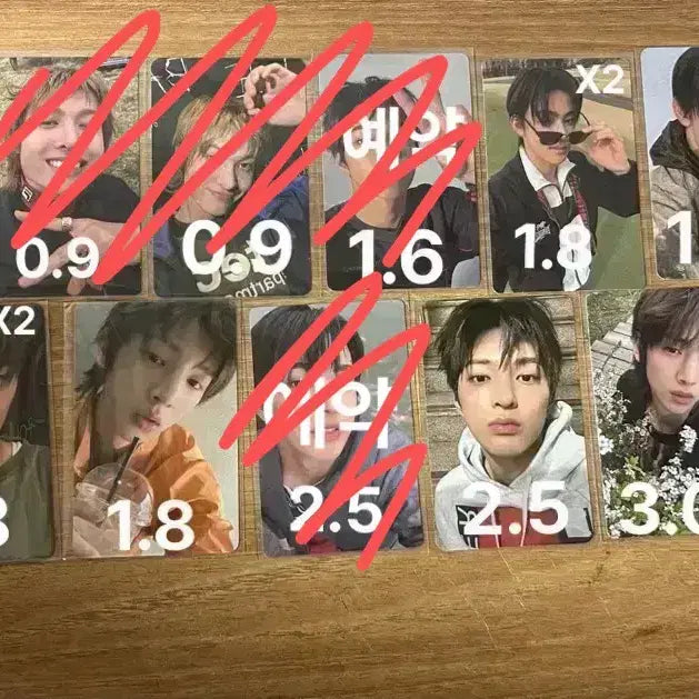 [BUNJANG] WEi Yo Han Joo Hoon Seoghyeon Geonho Lucky Draw Photocard Green Green Everline / 코르티스 주훈 성현 건호 럭드 위버스 포카 양도 그린그린 에버라인