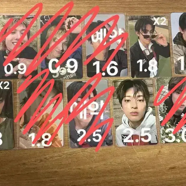 [BUNJANG] WEi Yo Han Joo Hoon Seoghyeon Geonho Lucky Draw Photocard Green Green Everline / 코르티스 주훈 성현 건호 럭드 위버스 포카 양도 그린그린 에버라인