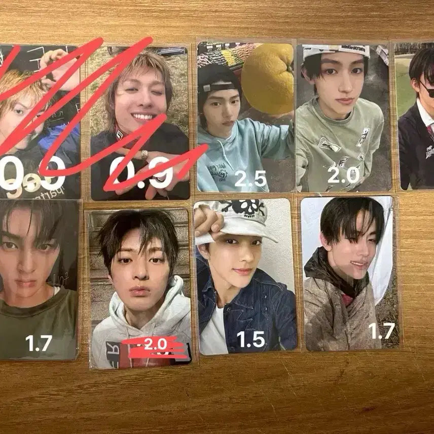[BUNJANG] WEi Yo Han Joo Hoon Seoghyeon Geonho Lucky Draw Photocard Green Green Everline / 코르티스 주훈 성현 건호 럭드 위버스 포카 양도 그린그린 에버라인