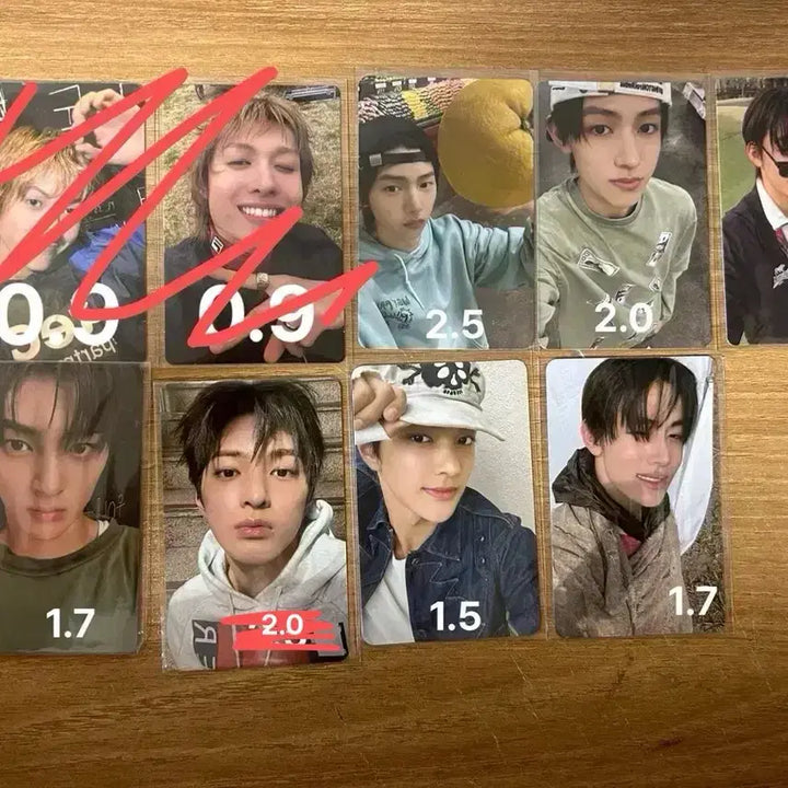 [BUNJANG] WEi Yo Han Joo Hoon Seoghyeon Geonho Lucky Draw Photocard Green Green Everline / 코르티스 주훈 성현 건호 럭드 위버스 포카 양도 그린그린 에버라인