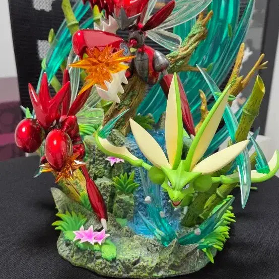 [BUNJANG] Pokemon Scyther &amp; Pinsir Resin Figure / 포켓몬스터 PPAP핫삼&amp;스라크 레진피규어