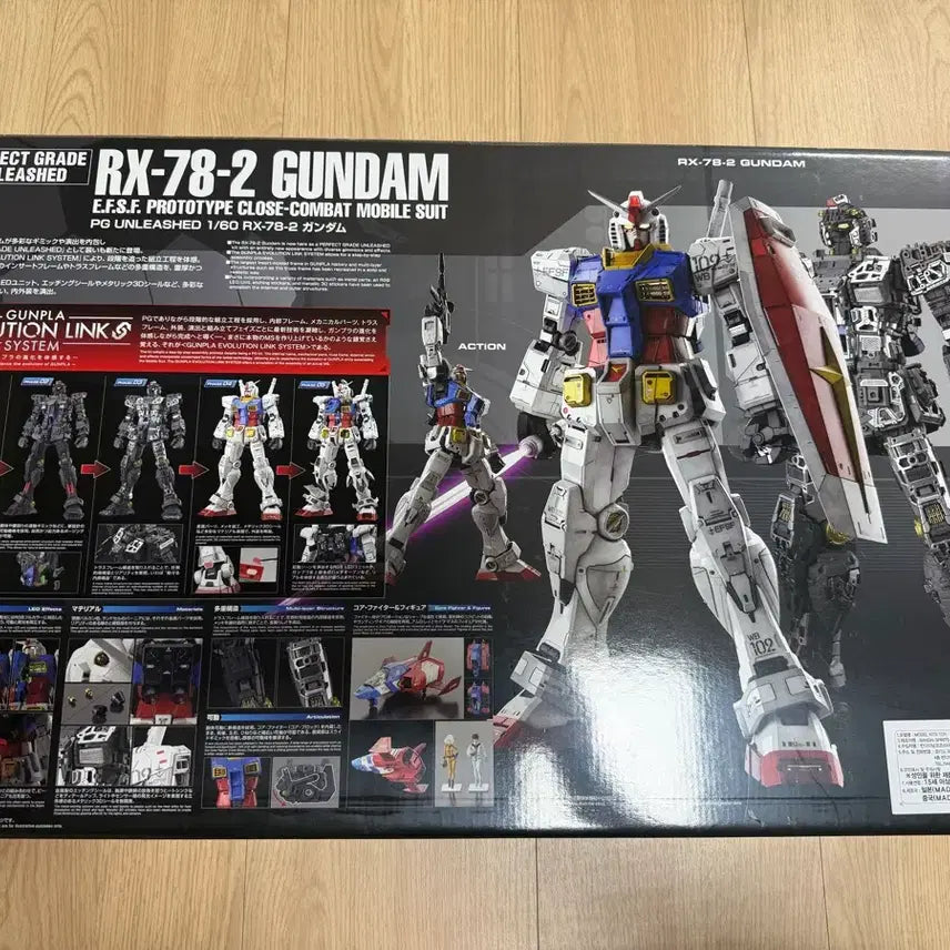 [BUNJANG] Bandai Spirits PG Unleashed RX-78-2 Gundam Model Kit / PG UNLEASHED RX-78-2 건담 프라모델