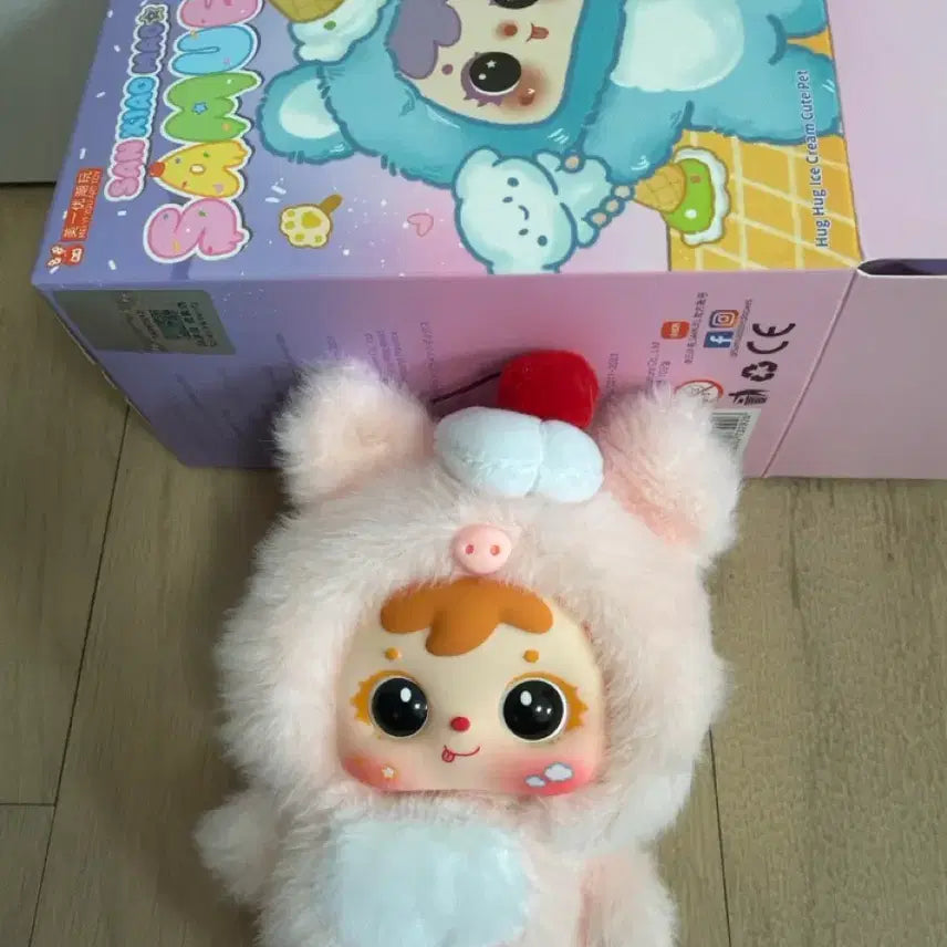 [BUNJANG] Samuel Ice Cream Plush Doll / 사무엘 아이스크림 인형