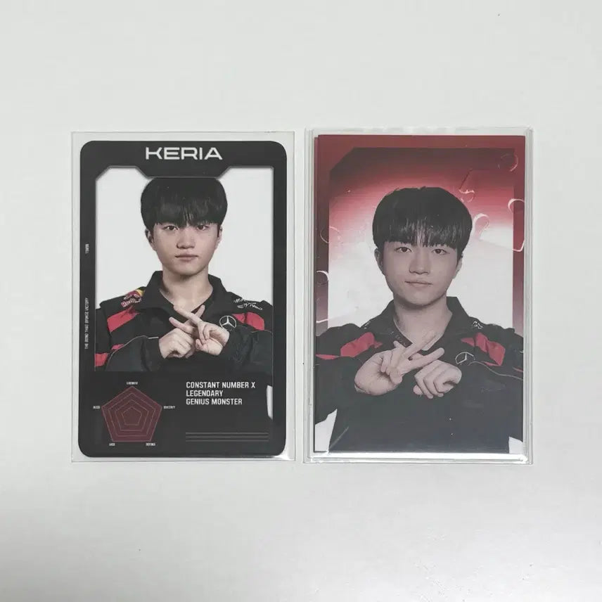 [BUNJANG] T1 Keria 2024 Regular Season Cheer Booth Photocard Bundle Set / T1 티원 케리아 keria 24 정규 치어부스 포카 2종 일괄
