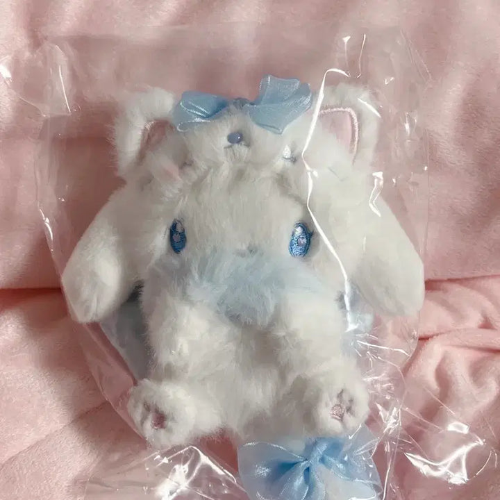 [BUNJANG] Sanrio Milky Koneko Cinnamoroll Mascot Plush / 산리오 밀키코네코 시나모롤 마스코트