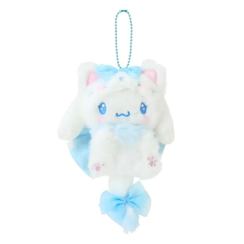[BUNJANG] Sanrio Milky Koneko Cinnamoroll Mascot Plush / 산리오 밀키코네코 시나모롤 마스코트