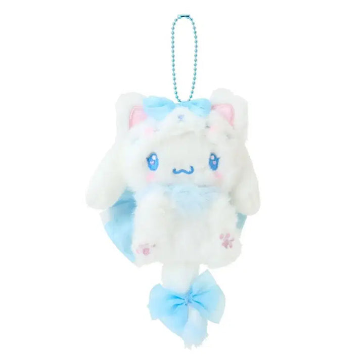 [BUNJANG] Sanrio Milky Koneko Cinnamoroll Mascot Plush / 산리오 밀키코네코 시나모롤 마스코트
