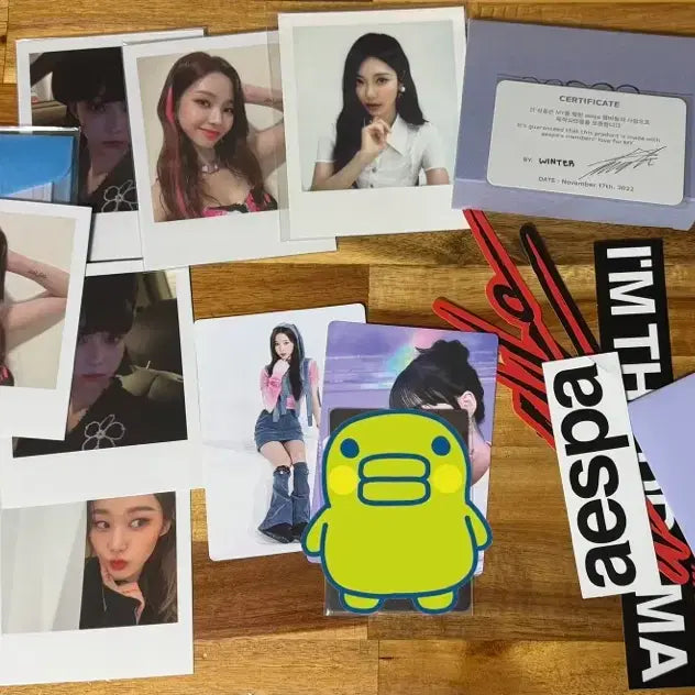 [BUNJANG] aespa Karina Winter Goods Bundle Set / 에스파 카리나 윈터 굿즈 일괄 양도