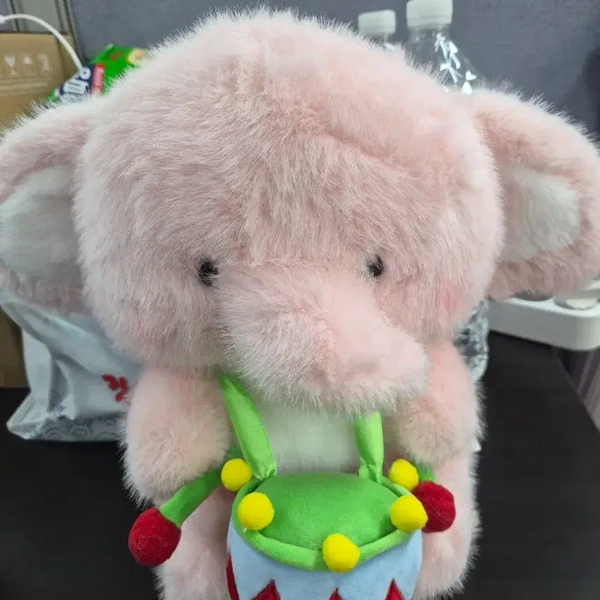 [BUNJANG] Pink Elephant Plush Toy / 분홍코끼리 인형