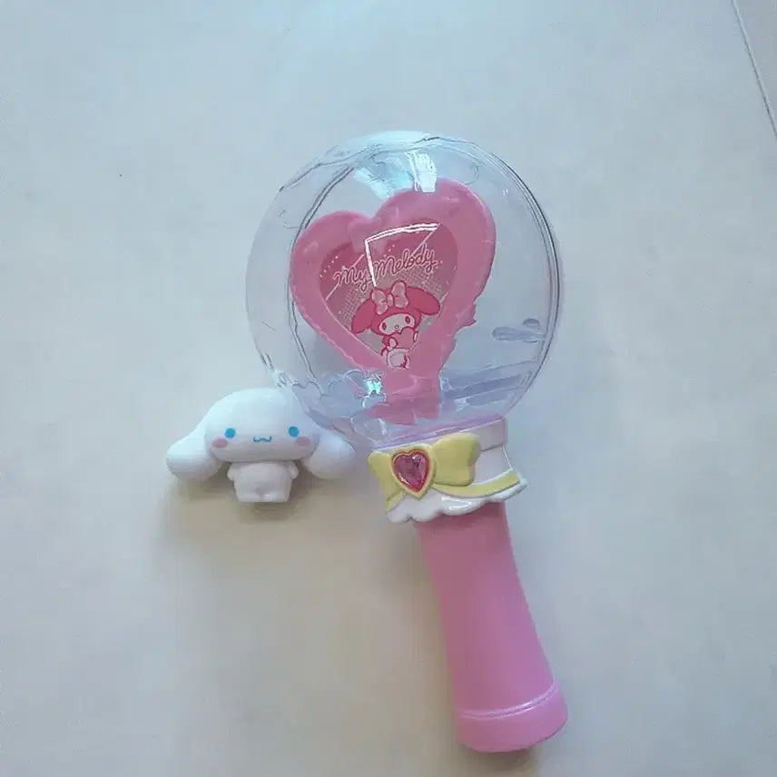 [BUNJANG] My Melody Magic Wand &amp; Cinnamoroll Flocked Figure Bundle Set / 마이멜로디 요술봉 시나모롤 플로키 피규어 일괄
