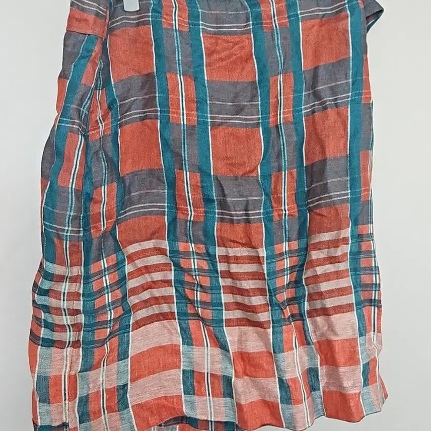 [BUNJANG] Ann Taylor Check Pattern Wrap Skirt / ㅇAnn taylor 체크 패턴 랩 스커트