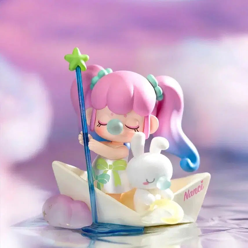 [BUNJANG] Nanci Dream Figure Rabbit Paper Boat Pink Collection Figure / Nanci 낸시 드림 피규어 토끼 종이배 핑크 미소녀 랜덤 Rolife
