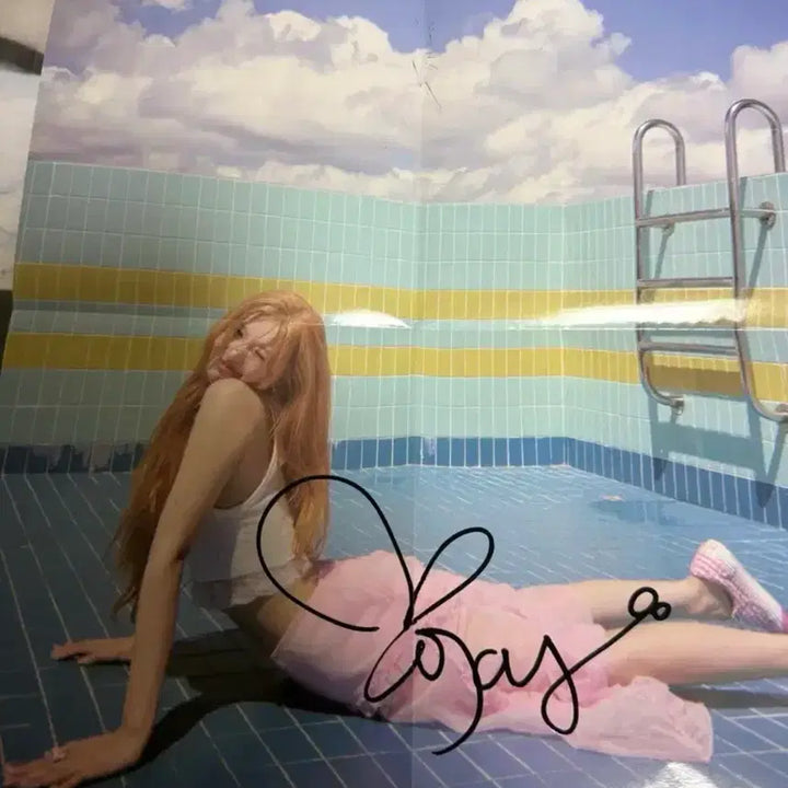 [BUNJANG] Red Velvet Wendy Joy Signed Poster / 레드벨벳 웬디 조이 싸인 포스터 판매합니다