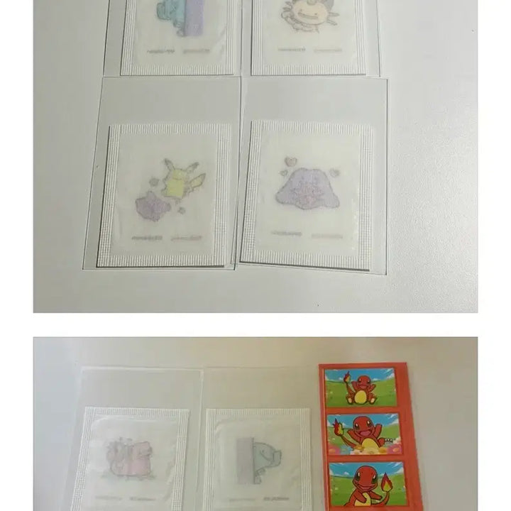 [BUNJANG] Colorgram Metamon Sticker Set + Charmander Sticker / 올리브영 컬러그램 메타몽 띠부씰 6개 + 파이리 스티커