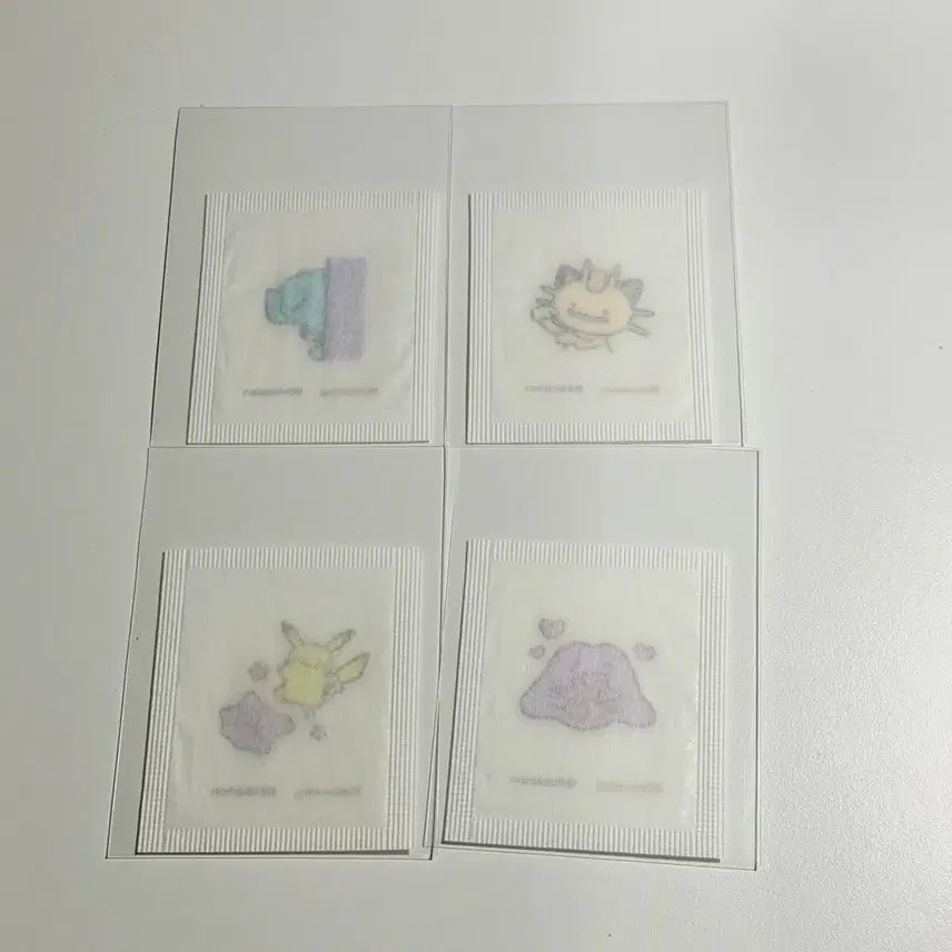 [BUNJANG] Colorgram Metamon Sticker Set + Charmander Sticker / 올리브영 컬러그램 메타몽 띠부씰 6개 + 파이리 스티커