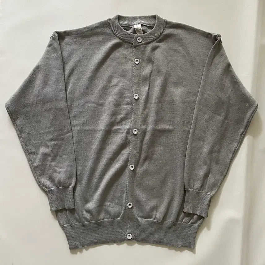 [BUNJANG] Washable Knit Cardigan Set (Gray/Black) / 워셔블 니트 가디건 그레이/블랙 2장