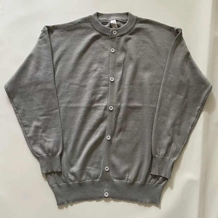 [BUNJANG] Washable Knit Cardigan Set (Gray/Black) / 워셔블 니트 가디건 그레이/블랙 2장