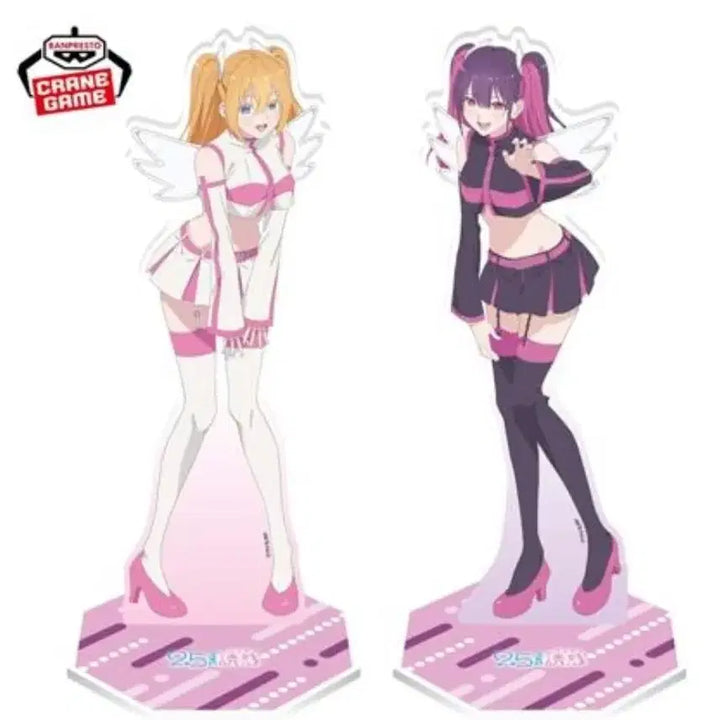 [BUNJANG] 2.5D Temptation Nigori Riri Ririell &amp; Miriella Big Acrylic Stand Bundle Set / 2.5차원의 유혹 니고리리 리리엘&amp;미리엘라 빅 아크릴 스탠드 일괄