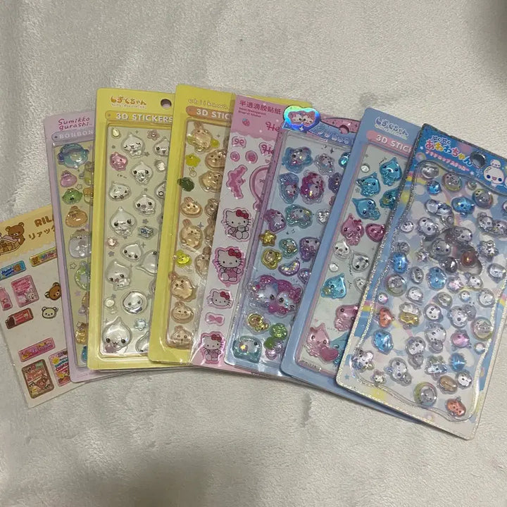 [BUNJANG] BonBon Drop 3D Sticker Bundle Set / 봉봉드롭 3D스티커 일괄