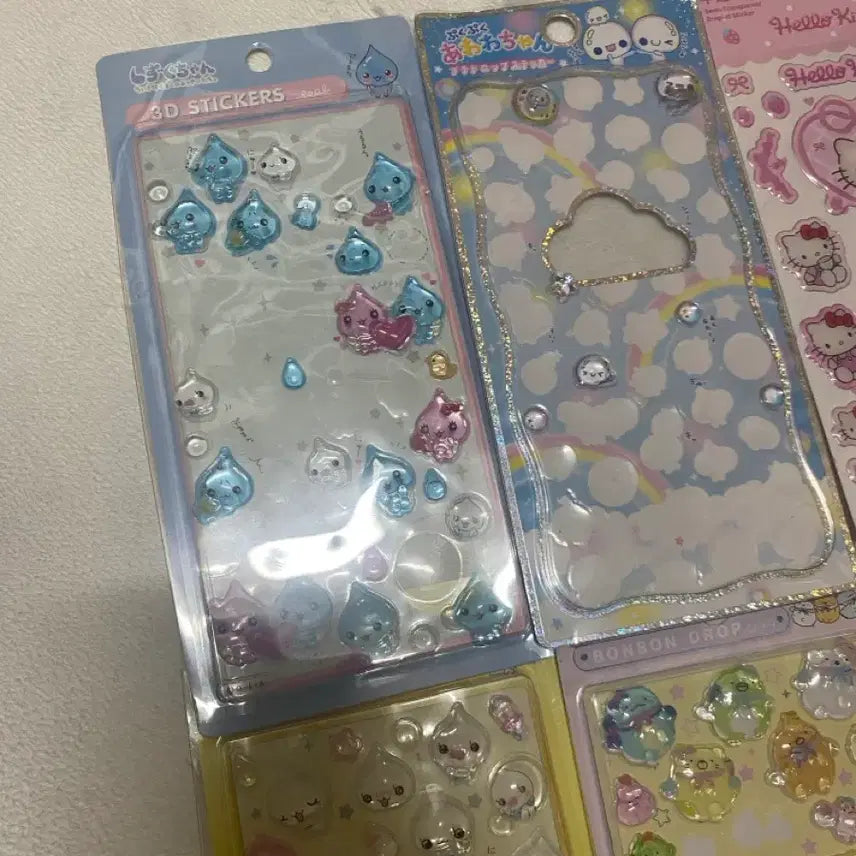 [BUNJANG] Bonbon Drop 3D Sticker Bundle Set / 봉봉드롭 3D스티커 일괄