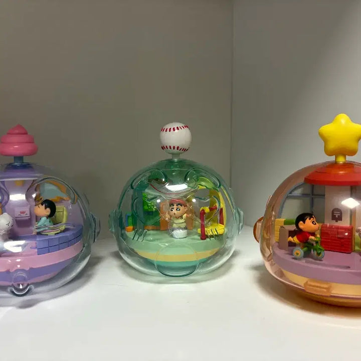 [BUNJANG] Crayon Shin-chan Rotating Figure Set / 짱구는 못말려 회전피규어