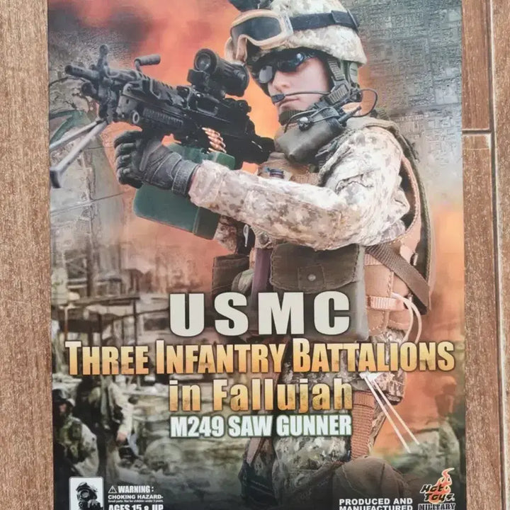 [BUNJANG] Hot Toys USMC M249 SAW Gunner Action Figure / 핫토이 USMC M249 SAW 거너 피규어