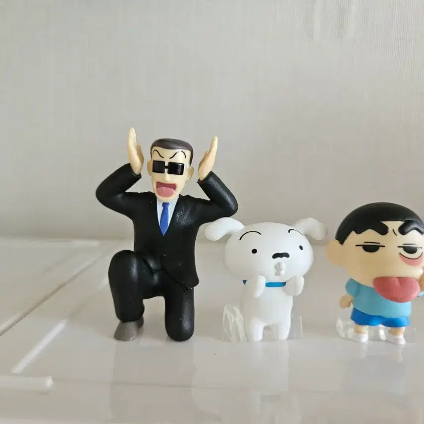 [BUNJANG] Crayon Shin-chan Shiro &amp; Black Bear Gacha Bundle Set / 짱구 가챠 흰둥이 흑곰 일괄판매