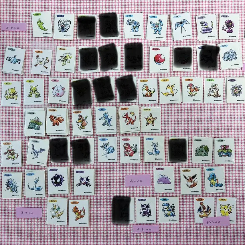 [BUNJANG] 30th Anniversary Pokemon Tteokbokki Seal Sticker Set / (매일업뎃) 30주년 포켓몬 띠부씰 30주년 아트워크 포켓몬 띠부씰