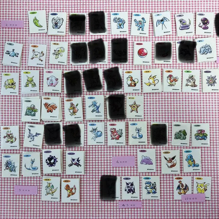 [BUNJANG] 30th Anniversary Pokemon Tteokbokki Seal Sticker Set / (매일업뎃) 30주년 포켓몬 띠부씰 30주년 아트워크 포켓몬 띠부씰