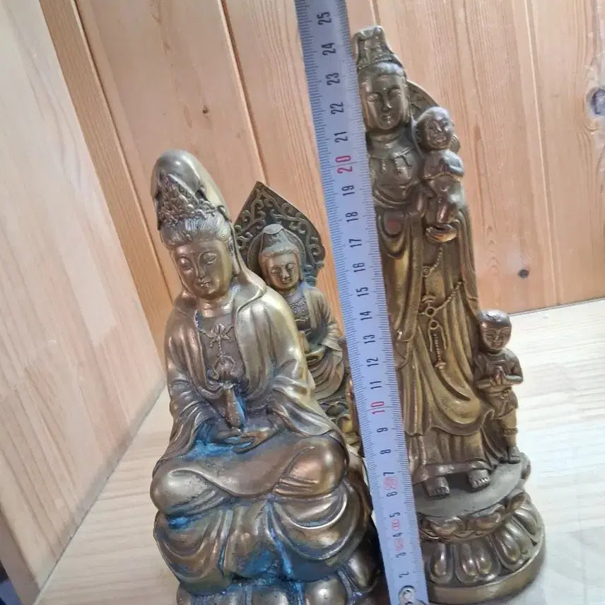 [BUNJANG] Bronze Buddha Statues Set of 4 / 청동 불상 4종 세트