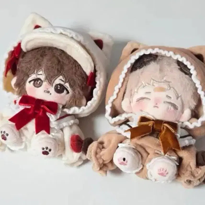 [BUNJANG] Honey Bakery 10cm Doll Clothes Mocha Strawberry Bundle Set / 허니 베이커리 10센치 인형옷 모카 딸기 일괄 허베