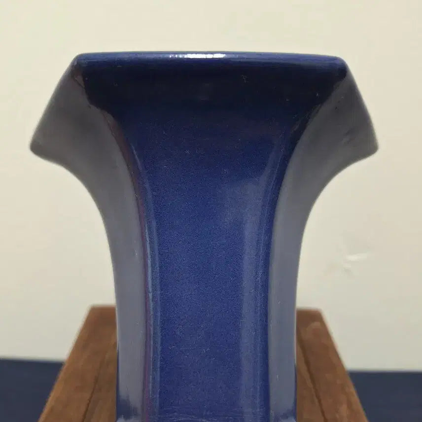 [BUNJANG] Chinese Antique Blue Glazed Vase / 중국 도자기, 골동품, 남유,화고육방준