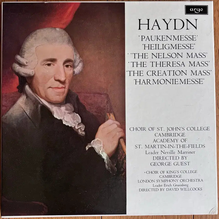 [BUNJANG] Joseph Haydn Six Last Masses 6LP Box Set Argo UK 1st Pressing / (데카)하이드 후기 미사 곡 6LP 영국제 아르고 원반,극초반