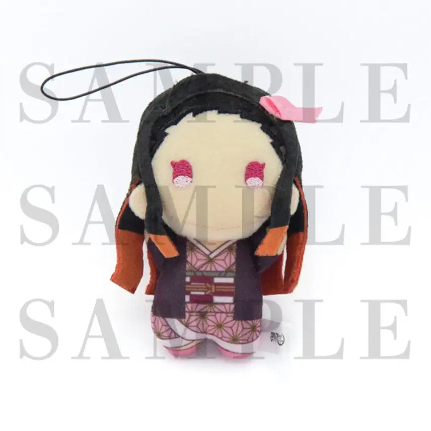 [BUNJANG] Demon Slayer Nezuko Kamado Plush Doll / 귀멸의 칼날 유라 후와 누이 네즈코 인형