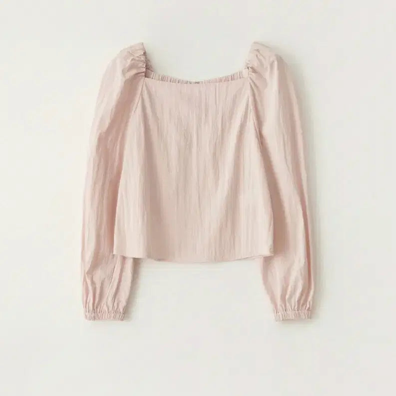 [BUNJANG] SIEH BLIN Square Neck Blouse Rose Pink / 시에 블린 스퀘어넥 블라우스 로즈핑크s