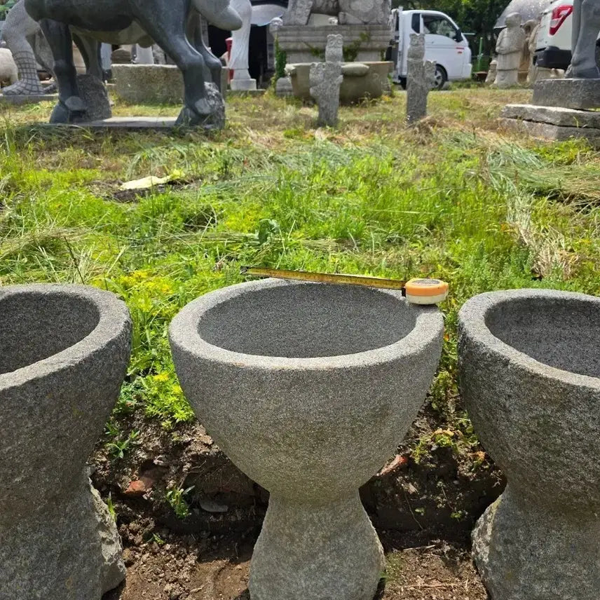 [BUNJANG] Seocheon Cheongseok Mortar and Pestle Set / 서천 청석절구