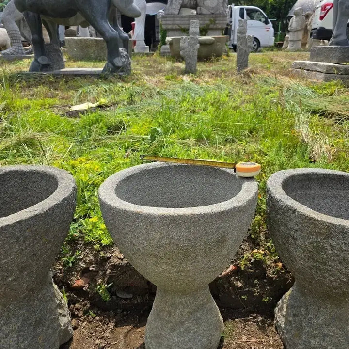 [BUNJANG] Seocheon Cheongseok Mortar and Pestle Set / 서천 청석절구