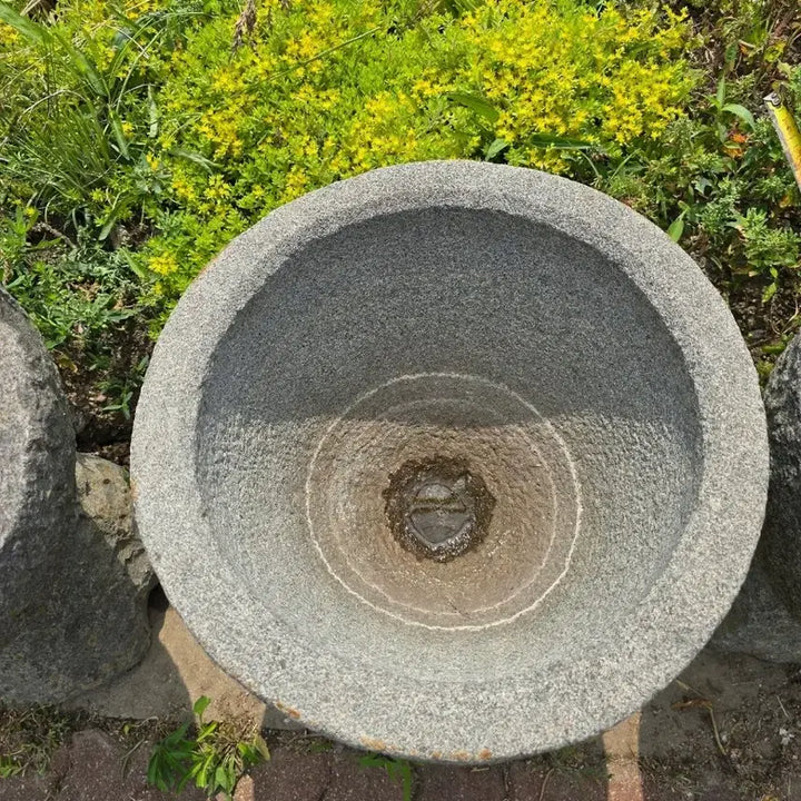[BUNJANG] Seocheon Cheongseok Mortar and Pestle Set / 서천 청석절구