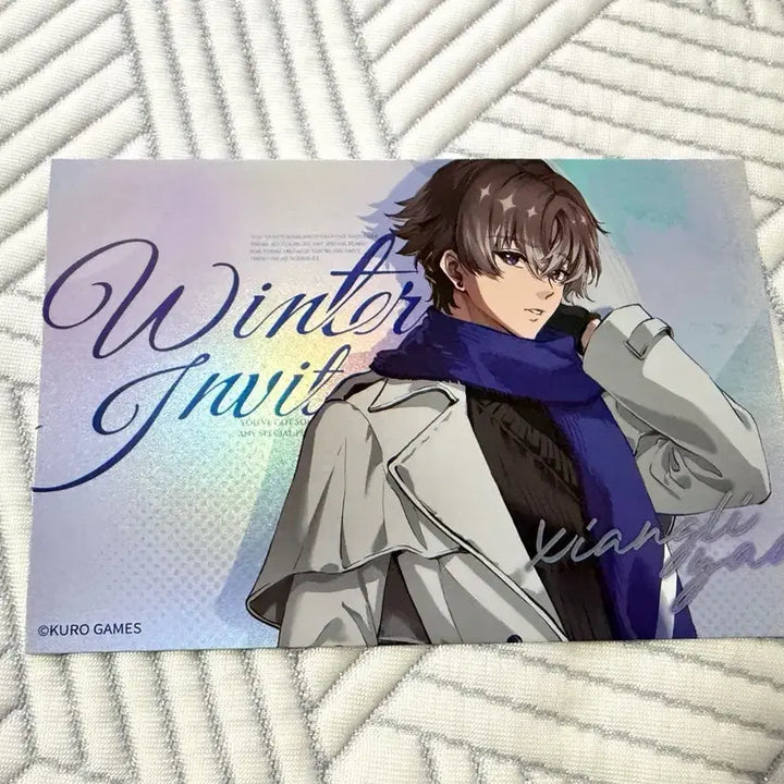[BUNJANG] Myeongjo Sangriyo Animate Winter Pop-up Exclusive Postcard / 명조 상리요 애니메이트 겨울 팝업 특전 엽서
