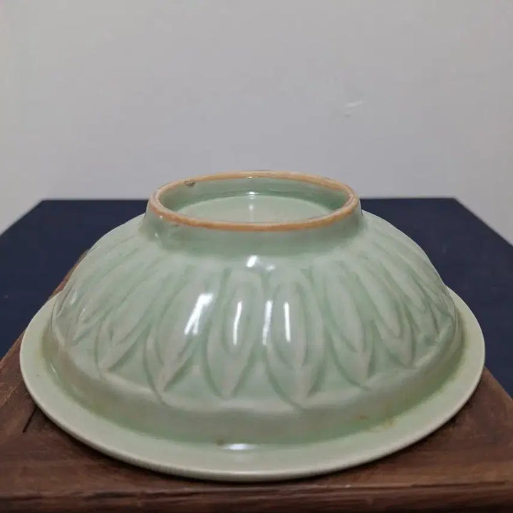 [BUNJANG] Chinese Celadon Glazed Porcelain Fish Plate Antique / 중국 도자기, 골동품, 녹유청자어문반